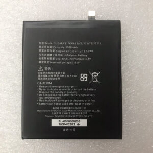 3000mAh 3.85V Li-Polymer replacement battery for SUGAR C11, Y9, R11, C9, Y11, Y12, and C11S smartphones