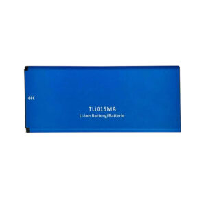 TLI015MA 1530mAh 3.8V Li-ion replacement battery for Alcatel TLI015M7, front view showing battery surface and small 2-pin connector