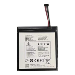 TLP025G7 2580mAh 3.8V Li-ion replacement battery for Alcatel Tablet A3, front view on white background