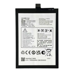 TLp049B8 5010mAh 3.87V Li-ion Polymer replacement battery for TCL 505 and TCL 50 Pro (also compatible with TLp049BB), front view showing battery surface and small 2-pin connector