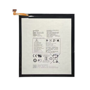 TLP053C1 5500mAh 3.85V Li-Polymer high capacity replacement battery for Alcatel Tab 8, front view on white background