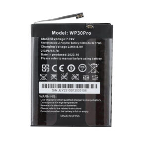 5500mAh 7.74V Li-Polymer replacement battery for Oukitel WP30 Pro rugged smartphone