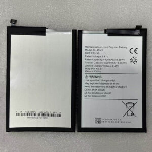 BL-49NX 5000mAh 3.87V Li-Polymer replacement battery for Infinix Hot 30i X669 and Infinix Smart 7 X6515 smartphone