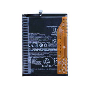 BM54 5000mAh 3.85V Li-Polymer replacement battery for Redmi Note 9 5G and Note 9T, front view on white background