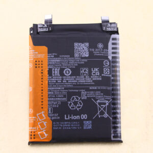 BP4J 5000mAh 3.87V Li-Polymer replacement battery for Redmi Note 12 Pro+ smartphone, front view, white background