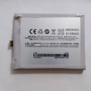 BT41 3350mAh 3.8V Li-Polymer replacement battery for Meizu MX4 Pro smartphone, front view, white background