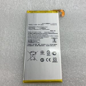 C11P1516 4600mAh 3.85V Li-Polymer replacement battery for ASUS ZenFone 3 Ultra ZU680KL, front view, white background