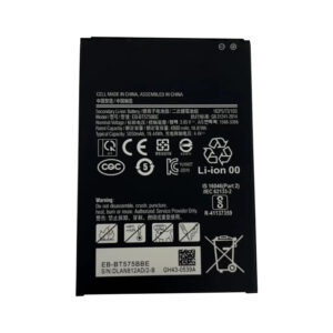 EB-BT575BBE 5050mAh 3.85V Li-Polymer replacement battery for Samsung Galaxy Tab Active 3, front view on white background