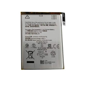 G013A-B 2915mAh 3.85V Li-Polymer replacement battery for Google Pixel 3, front view on white background