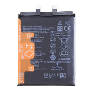 HB466485EEW 4000mAh 3.85V Li-Polymer replacement battery for Huawei Nova 8 Pro and Honor V40, front view, white background