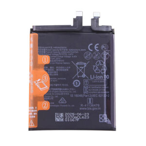HB536479EFW 4360mAh 3.87V Li-Polymer replacement battery for Huawei P50 Pro, front view on white background