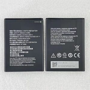LI3928T44P4H735350 2800mAh 3.85V Li-ion replacement battery for ZTE Z833 Z836 Z819L Avid Trio smartphone showing front and back view