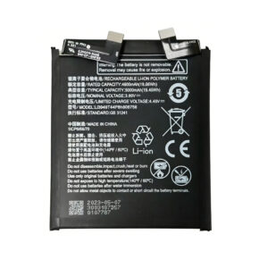 Li3949T44P8h806756 5000mAh 3.85V Li-ion Polymer replacement battery for Nubia Z50 Ultra NX712J, front view showing battery surface and small 2-pin connector