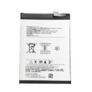 NT04 5000mAh 3.89V Li-Polymer replacement battery for Nothing Phone 3a and 3a Pro, front view, white background