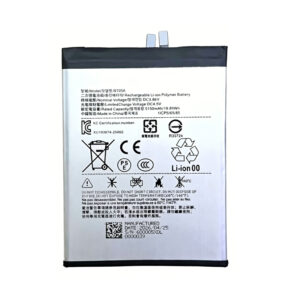 NT05A 5150mAh 3.86V Li-ion replacement battery for Nothing Phone 3, front view on white background showing battery surface and connector flex cable