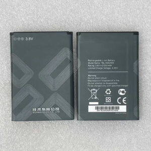 TBL-55A2550 2550mAh 3.8V Li-ion replacement battery for TP-LINK portable 4G LTE router, front and back view combined