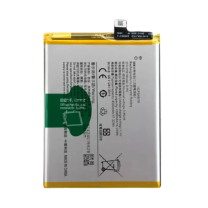 text B-H0 4500mAh 3.85V Li-ion replacement battery for VIVO S1 1907, VIVO Y7s, and VIVO V17 Neo, front view on white background showing battery surface and connector flex cable