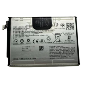 BA61 5500mAh 3.89V Li-ion replacement battery for Vivo Y19s V2419, front view on white background