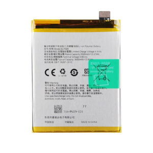 BLP689 3600mAh 3.85V Li-Polymer replacement battery for Oppo R15x and Oppo RX17 Neo CPH1893, front view showing battery surface and connector flex cable