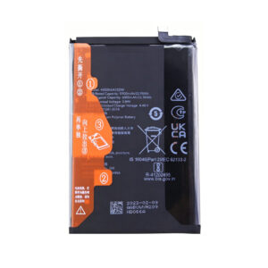 text HB5066A1EGW 6000mAh 3.89V Li-Polymer replacement battery for Honor Play 40 Plus RKY-AN00, front view on white background showing battery surface and connector flex cable