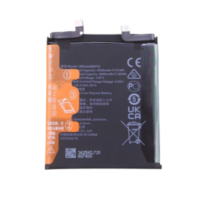 HB566680EFW 4600mAh 3.87V Li-Polymer replacement battery for HONOR Magic3 and Magic3 Pro, front view on white background
