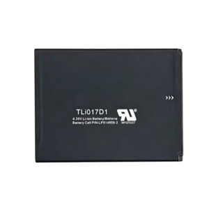 TLi017D1 1850mAh 3.8V Li-ion replacement battery for TCL FLIP PRO and Alcatel GO FLIP 4, front view on white background