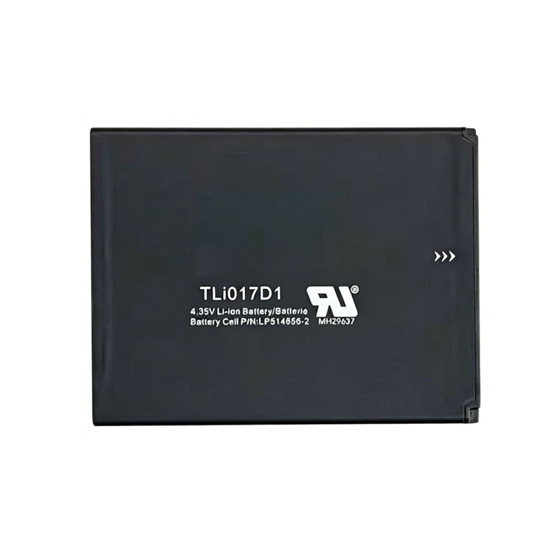 TLi017D1 1850mAh 3.8V Li-ion replacement battery for TCL FLIP PRO and Alcatel GO FLIP 4, front view on white background