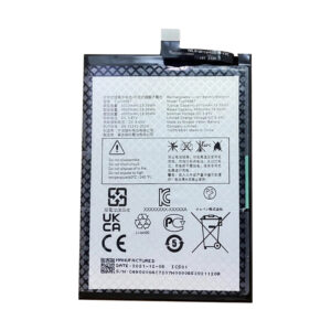 TLp049B7 5010mAh 3.87V Li-Polymer replacement battery for TCL 405, TCL 40SE T610, and TCL 30 series, front view on white background showing battery surface and connector flex cable