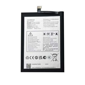TLp049B7 5010mAh 3.87V Li-ion Polymer replacement battery for TCL 405 and TCL 40SE, front view showing battery surface and small 2-pin connector