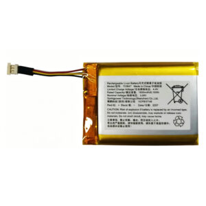 753647 1600mAh 3.85V Li-ion Polymer battery with 3-wire connector showing red, yellow, and black wires
