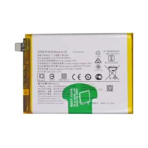 B-O6 4100mAh 3.87V Li-ion Polymer replacement battery for Vivo V20SE V2022 and V2023, front view showing battery surface and small 2-pin connector