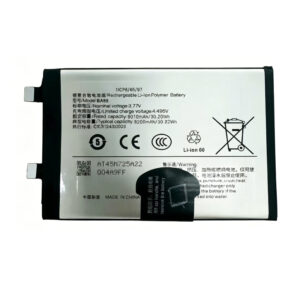BA88 8200mAh 3.77V Li-ion Polymer replacement battery for Vivo Y500 V2506A, front view on white background showing battery surface and connector flex cable