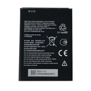 BL-38CYZTE 4000mAh 3.85V Li-ion Polymer replacement battery for ZTE Blade A33S, front view showing battery surface and small 2-pin connector