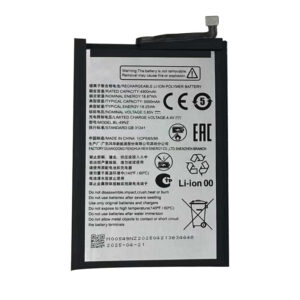 BL-49NZ 5000mAh 3.85V Li-Polymer replacement battery for ZTE Blade A35E Z2466, front view showing battery label and contact pads