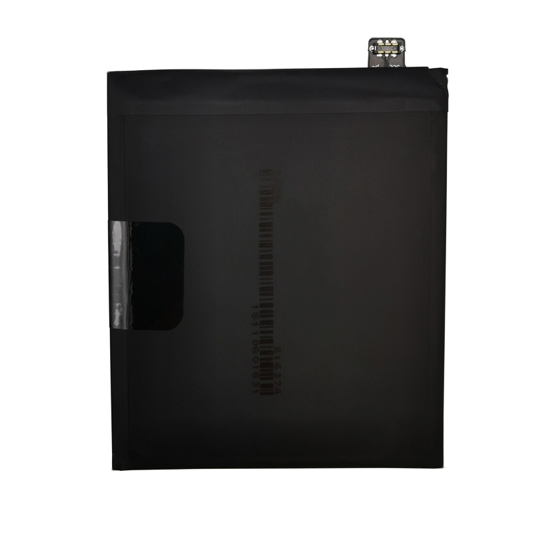 BLP743 3800mAh 3.87V replacement battery for OnePlus 7T HD1900, back view showing model number BLP743, capacity 3800mAh, and voltage 3.87V on spec label