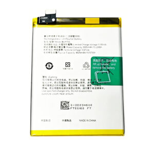 BLP755 4025mAh 3.87V Li-ion Polymer replacement battery for OPPO Reno 3 and Reno 3 Pro, front view on white background showing battery surface and connector flex cable