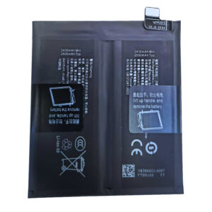 BLPA37 2S dual-cell replacement battery for OPPO Find X7 Ultra, front view on white background showing two cells connected in series with flex cable