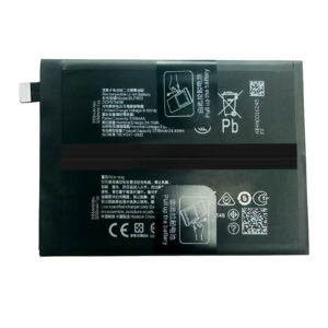 BLPB33 6500mAh 7.64V Li-ion Polymer dual-cell replacement battery for Realme GT 7 Pro RMX5010, front view on white background showing battery surface and connector flex cable