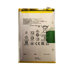 BLPB57 5600mAh 3.86V Li-ion Polymer replacement battery for Realme V60 Pro RMX3953, front view on white background showing battery surface and connector flex cable