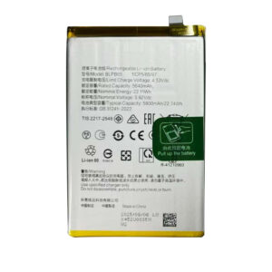 BLPB65 5800mAh 3.92V Li-ion Polymer replacement battery for OPPO A5 Vitality Edition, front view showing battery surface and small 2-pin connector
