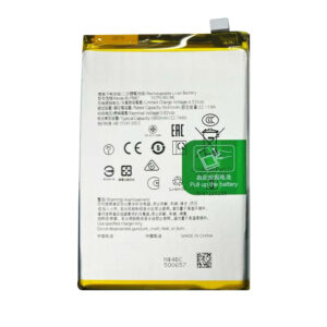 BLPB87 5800mAh 3.92V Li-ion Polymer replacement battery for OPPO Reno 13F CPH2677, front view showing battery surface and small 2-pin connector