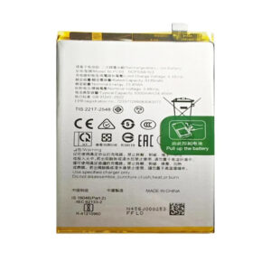 BLPC69 6300mAh 3.88V Li-ion Polymer replacement battery for Realme Note 70T, front view on white background showing battery surface and connector flex cable