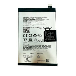 BLPD79 6500mAh 3.88V Li-ion Polymer replacement battery for OPPO A6X 4G, front view showing battery surface and small 2-pin connector