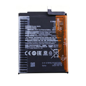 BM3L 3300mAh 3.85V Li-ion Polymer replacement battery for Xiaomi Mi 9 M1902F1G, front view showing battery surface and small 2-pin connector