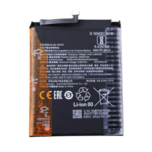 BM4F 4030mAh 3.85V Li-ion Polymer replacement battery for Xiaomi CC9 M1904F3BC and CC9e M1904F3BT, front view showing battery surface and small 2-pin connector