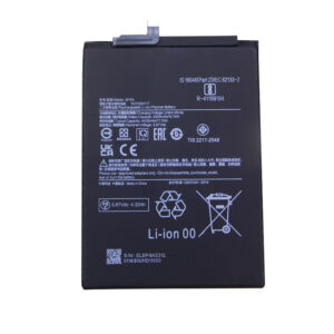 BP4N 4420mAh 3.87V Li-ion Polymer replacement battery for Xiaomi Pad 6, front view on white background showing battery surface and connector flex cable