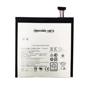 C11P1505 4000mAh 3.8V Li-Polymer replacement battery for ASUS ZenPad 8.0 Z380KL and Z380C, front view showing battery label and connector flex cable