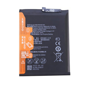 HB376994ECW 4000mAh 3.82V Li-Polymer replacement battery for Honor 8 Pro and V9 DUK-AL20, front view showing battery label and connector flex cable