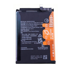 HB456592EHW 4500mAh 3.89V Li-ion Polymer replacement battery for Honor X60i LLY-AN00, front view showing battery surface and small 2-pin connector