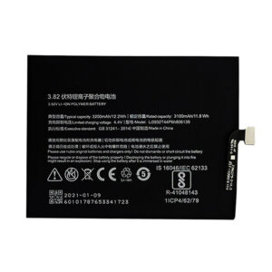 Li3932T44P6h806139 3200mAh 3.82V Li-ion Polymer replacement battery for Nubia NX563J Nubia Z17, front view showing battery surface and small 2-pin connector